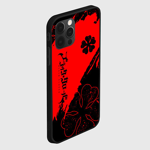 Чехол iPhone 12 Pro Чёрный клевер: Black clover / 3D-Черный – фото 2