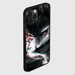 Чехол для iPhone 12 Pro BERSERK БЕРСЕРК ГАТС, цвет: 3D-черный — фото 2