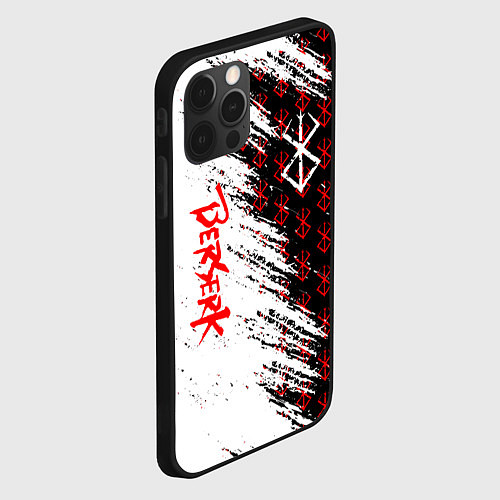 Чехол iPhone 12 Pro Berserk Anime / 3D-Черный – фото 2