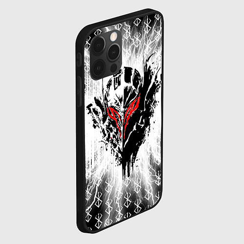 Чехол iPhone 12 Pro Берсерк Berserk / 3D-Черный – фото 2