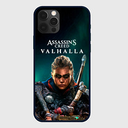 Чехол для iPhone 12 Pro Assassins Creed, Valhalla, цвет: 3D-черный