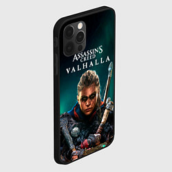 Чехол для iPhone 12 Pro Assassins Creed, Valhalla, цвет: 3D-черный — фото 2