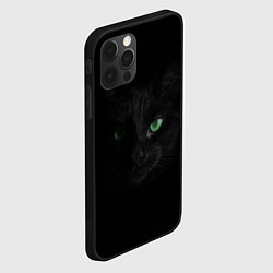 Чехол для iPhone 12 Pro Хочу быть кошкой, цвет: 3D-черный — фото 2