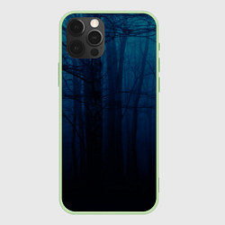 Чехол для iPhone 12 Pro Gloomy forest, цвет: 3D-салатовый