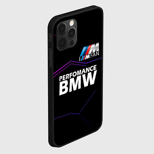 Чехол iPhone 12 Pro BMW фанат / 3D-Черный – фото 2