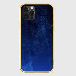 Чехол для iPhone 12 Pro Смешение потоков, цвет: 3D-желтый
