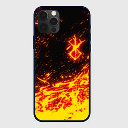 Чехол для iPhone 12 Pro БЕРСЕРК ОГНЕННОЕ КЛЕЙМО, цвет: 3D-черный