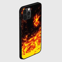 Чехол для iPhone 12 Pro БЕРСЕРК ОГНЕННОЕ КЛЕЙМО, цвет: 3D-черный — фото 2