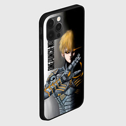 Чехол для iPhone 12 Pro Металлическое тело Геноса One Punch-Man, цвет: 3D-черный — фото 2