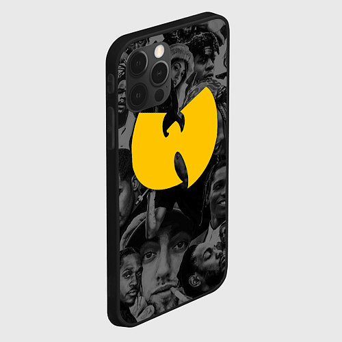 Чехол iPhone 12 Pro WU-TANG CLAN ЛЕГЕНДЫ РЕПА / 3D-Черный – фото 2