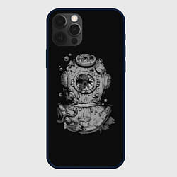 Чехол для iPhone 12 Pro Sea Devil, цвет: 3D-черный