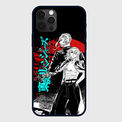 Чехол для iPhone 12 Pro МАЙКИ ТОЙКИЙСКИЕ МСТИТЕЛИ НЕОН ЛОГО, цвет: 3D-черный