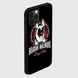 Чехол для iPhone 12 Pro Бельгийская Овчарка Малинуа, цвет: 3D-черный — фото 2