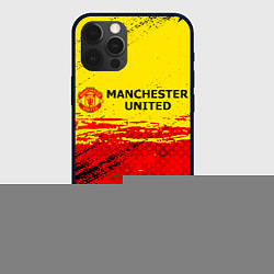 Чехол для iPhone 12 Pro Manchester United: Дьяволы, цвет: 3D-черный