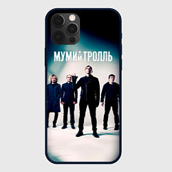Чехол для iPhone 12 Pro Состав группы Мумий Тролль, цвет: 3D-черный