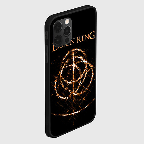 Чехол iPhone 12 Pro Elden Ring Великие руны / 3D-Черный – фото 2