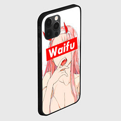 Чехол для iPhone 12 Pro Waifu -02 Darling in the Franxx, цвет: 3D-черный — фото 2