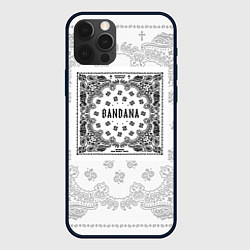 Чехол для iPhone 12 Pro Big Baby Tape x Kizaru BANDANA Бандана Кизару Тейп, цвет: 3D-черный