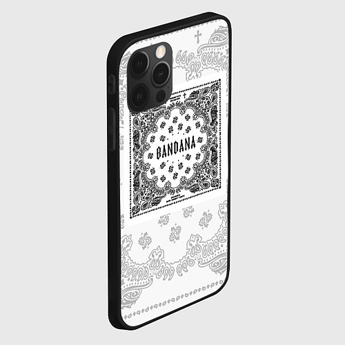 Чехол iPhone 12 Pro Big Baby Tape x Kizaru BANDANA Бандана Кизару Тейп / 3D-Черный – фото 2