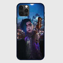 Чехол для iPhone 12 Pro Jinx LoL Arcane, цвет: 3D-черный