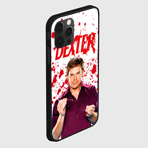 Чехол iPhone 12 Pro Декстер Dexter / 3D-Черный – фото 2