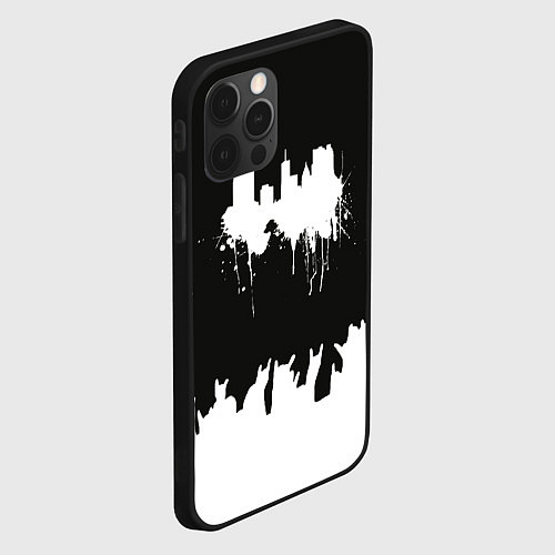 Чехол iPhone 12 Pro Black sity Город тьмы ART 2 / 3D-Черный – фото 2