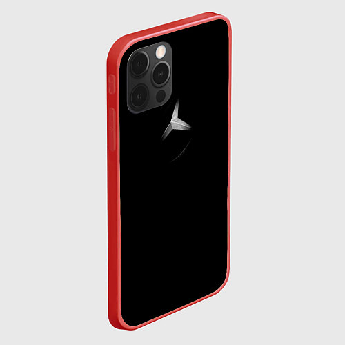 Чехол iPhone 12 Pro Silver Star Style / 3D-Красный – фото 2