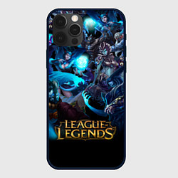 Чехол для iPhone 12 Pro LEAGUE OF LEGENDS ЛИГА ЛЕГЕНД ГЕРОИ, цвет: 3D-черный