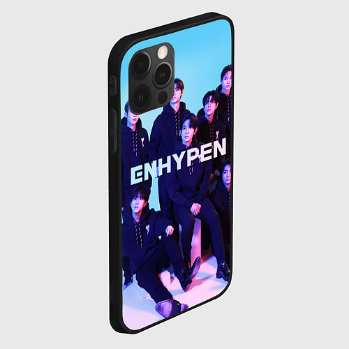 Чехол iPhone 12 Pro ENHYPEN: Хисын, Джей, Джейк, Сонхун, Сону, Чонвон, / 3D-Черный – фото 2