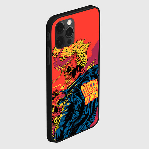 Чехол iPhone 12 Pro Queen of the stone age Devil / 3D-Черный – фото 2