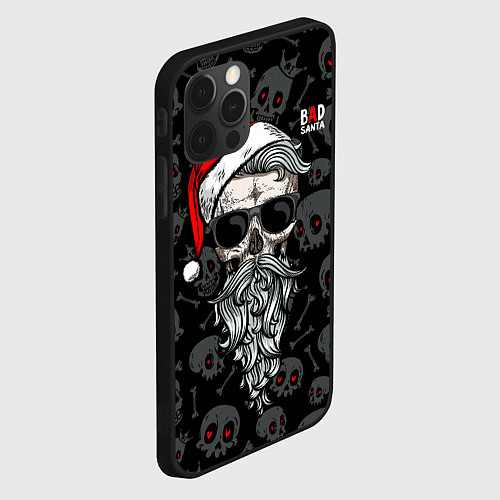 Чехол iPhone 12 Pro Santa from Hell / 3D-Черный – фото 2