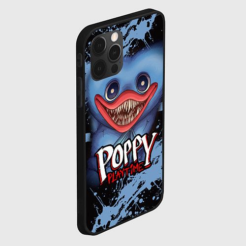 Чехол iPhone 12 Pro POPPY PLAYTIME: HUGGY / 3D-Черный – фото 2