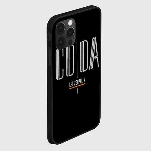 Чехол iPhone 12 Pro Coda - Led Zeppelin / 3D-Черный – фото 2