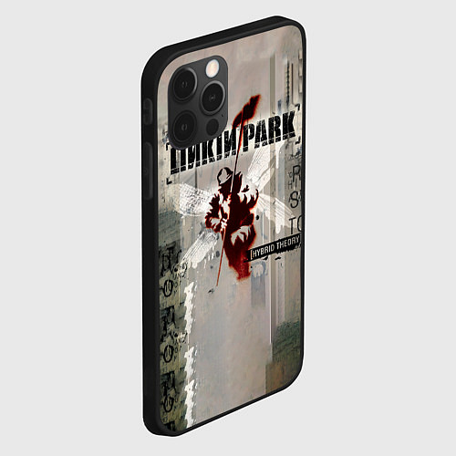 Чехол iPhone 12 Pro Hybrid Theory Live Around The World - Linkin Park / 3D-Черный – фото 2