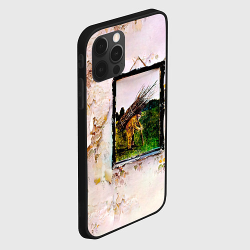 Чехол iPhone 12 Pro Led Zeppelin IV - четвёртый студийный альбом / 3D-Черный – фото 2