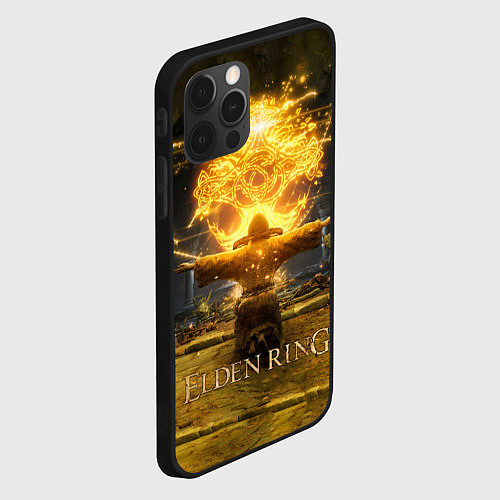 Чехол iPhone 12 Pro Elden Ring - Маг / 3D-Черный – фото 2