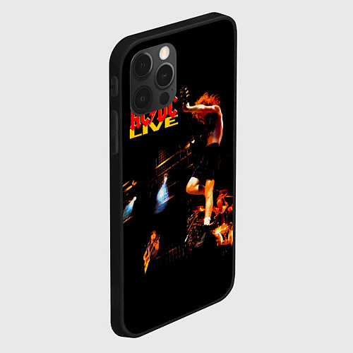 Чехол iPhone 12 Pro ACDC Live / 3D-Черный – фото 2