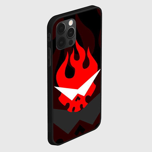 Чехол iPhone 12 Pro GURREN LAGANN LOGO SYMBOL / 3D-Черный – фото 2