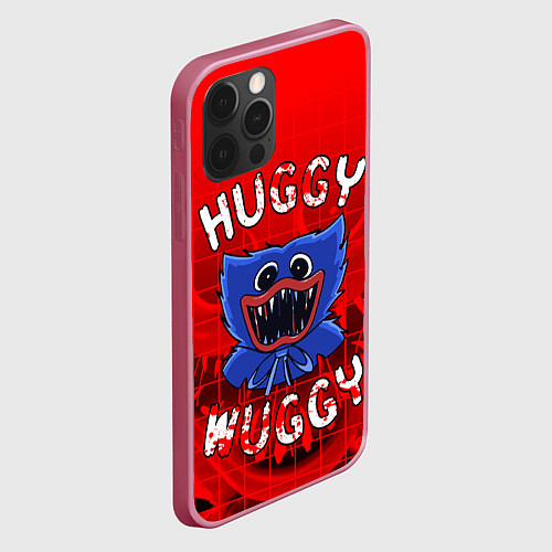 Чехол iPhone 12 Pro POPPY PLAYTIME ПОППИ ПЛЕЙТАЙМ ХАГГИ ВАГГИ RED STYL / 3D-Малиновый – фото 2