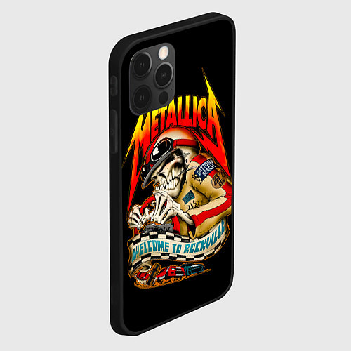Чехол iPhone 12 Pro Metallica WELCOME TO ROCKVILLE / 3D-Черный – фото 2