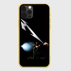 Чехол для iPhone 12 Pro Quebec Magnetic - Metallica, цвет: 3D-желтый