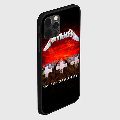 Чехол iPhone 12 Pro Master of Puppets - Metallica / 3D-Черный – фото 2
