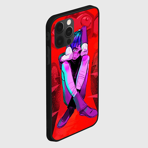 Чехол iPhone 12 Pro Джинкс в ловушке / 3D-Черный – фото 2