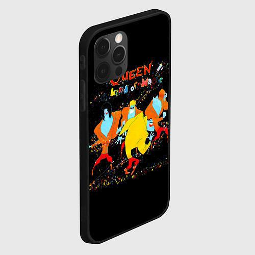Чехол iPhone 12 Pro A Kind of Magic - Queen / 3D-Черный – фото 2
