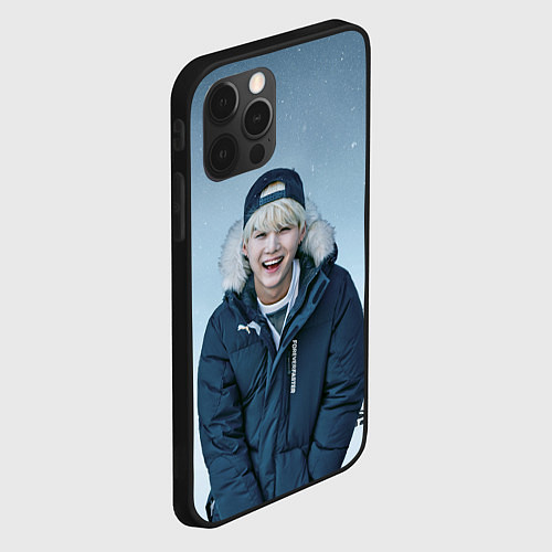 Чехол iPhone 12 Pro MIN YOONGI BTS WINTER / 3D-Черный – фото 2