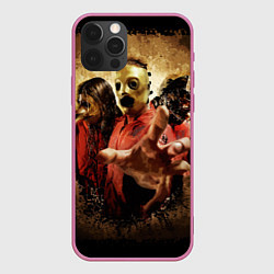 Чехол для iPhone 12 Pro SLIPKNOT All Hope Is Gone, цвет: 3D-малиновый