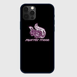 Чехол для iPhone 12 Pro Squirrels mood, цвет: 3D-черный