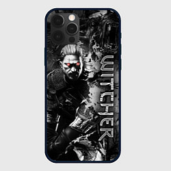 Чехол для iPhone 12 Pro Witcher Ведьмак, цвет: 3D-черный