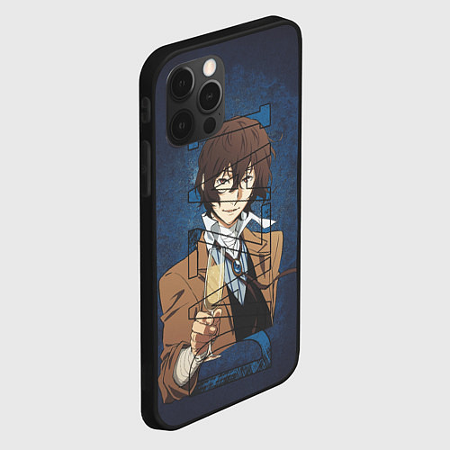 Чехол iPhone 12 Pro Дазай Осаму Dazai Osamu bungou stray dogs / 3D-Черный – фото 2