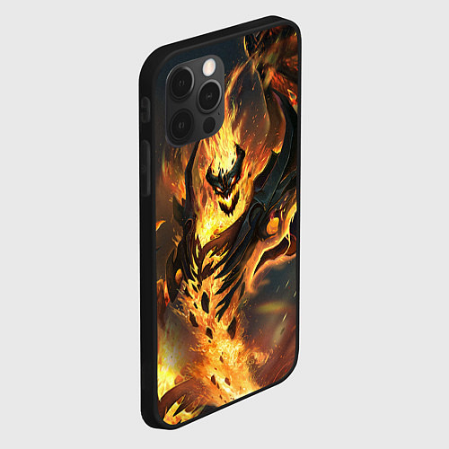 Чехол iPhone 12 Pro DOTA 2 SHADOW FIEND ТЕНЬ / 3D-Черный – фото 2